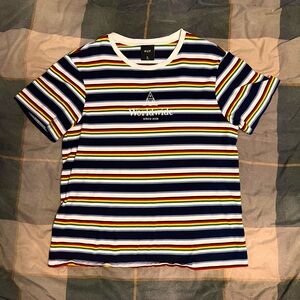 Large HUF Striped T-Shirt